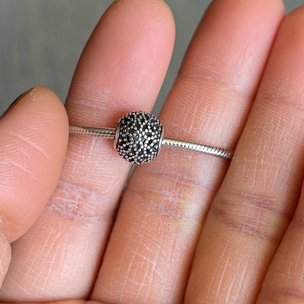 Retired Pandora Essence Snake Bracelet W/ 2 Essen… - image 5